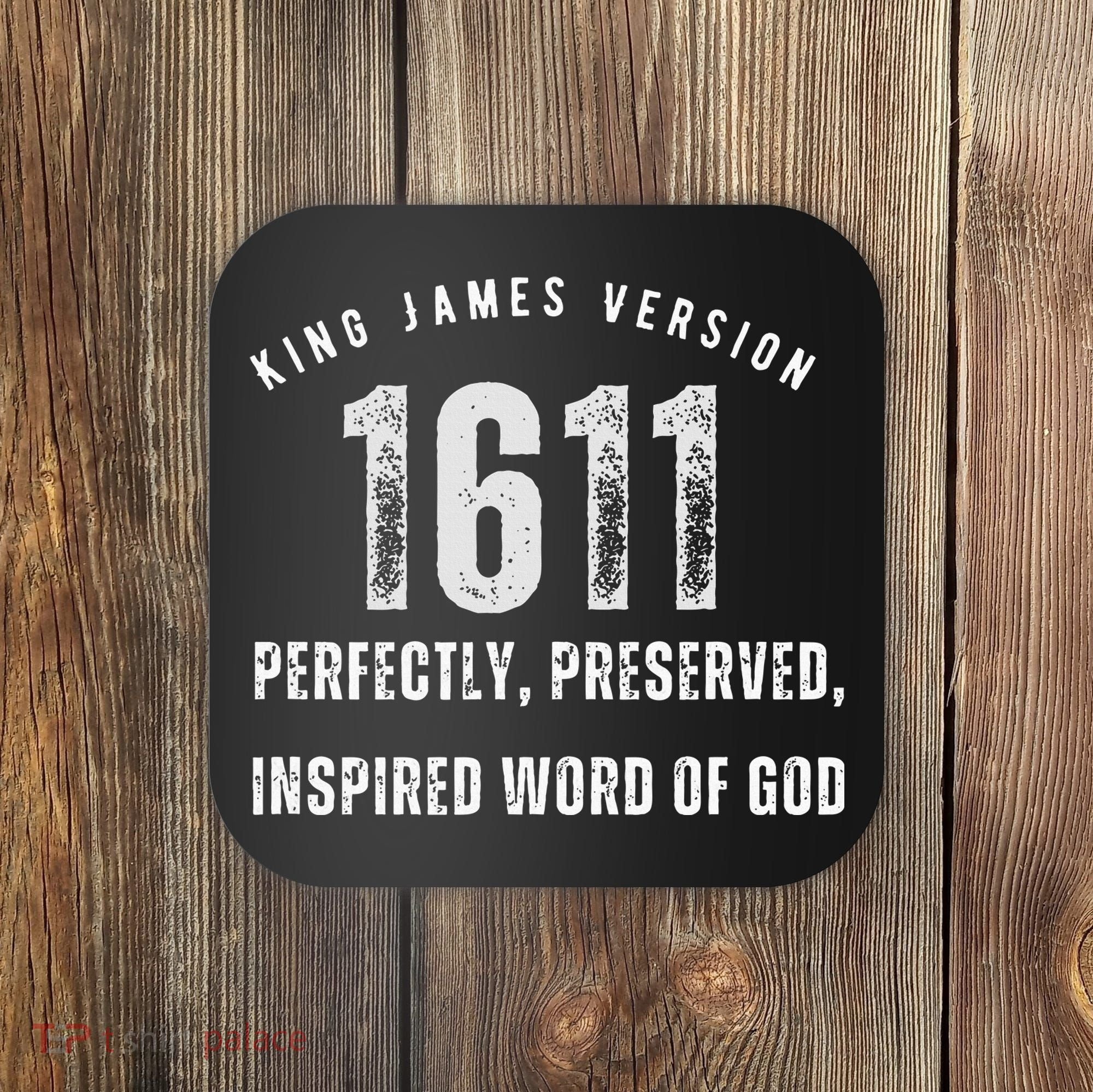 King James Version Kjv 1611 Coaster