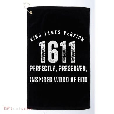 King James Version Kjv 1611 Golf Towel