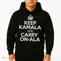 Keep Kamala And Carry Onala! Calm President Harris Meme Hoodie thumb 2