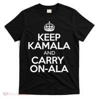 Keep Kamala And Carry Onala! Calm President Harris Meme T-Shirt thumb 0