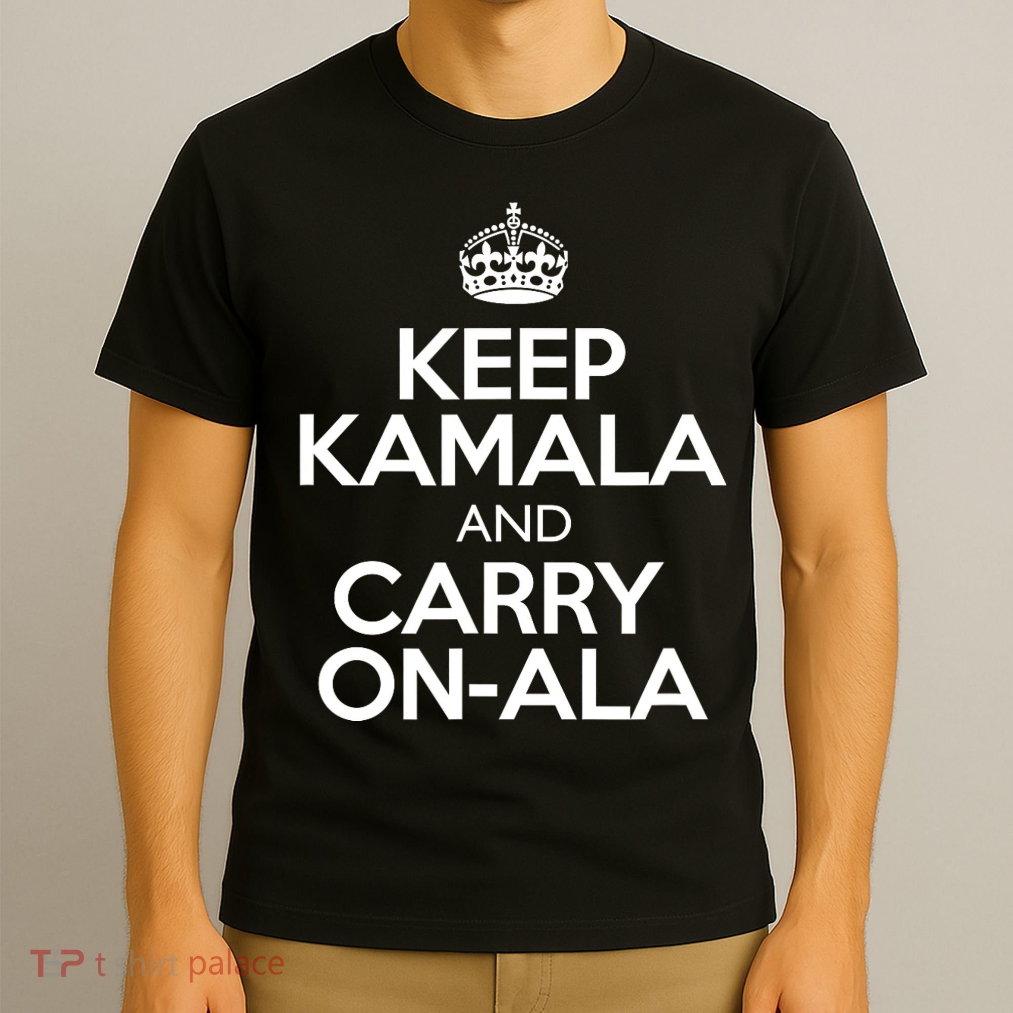 Keep Kamala And Carry Onala! Calm President Harris Meme T-Shirt