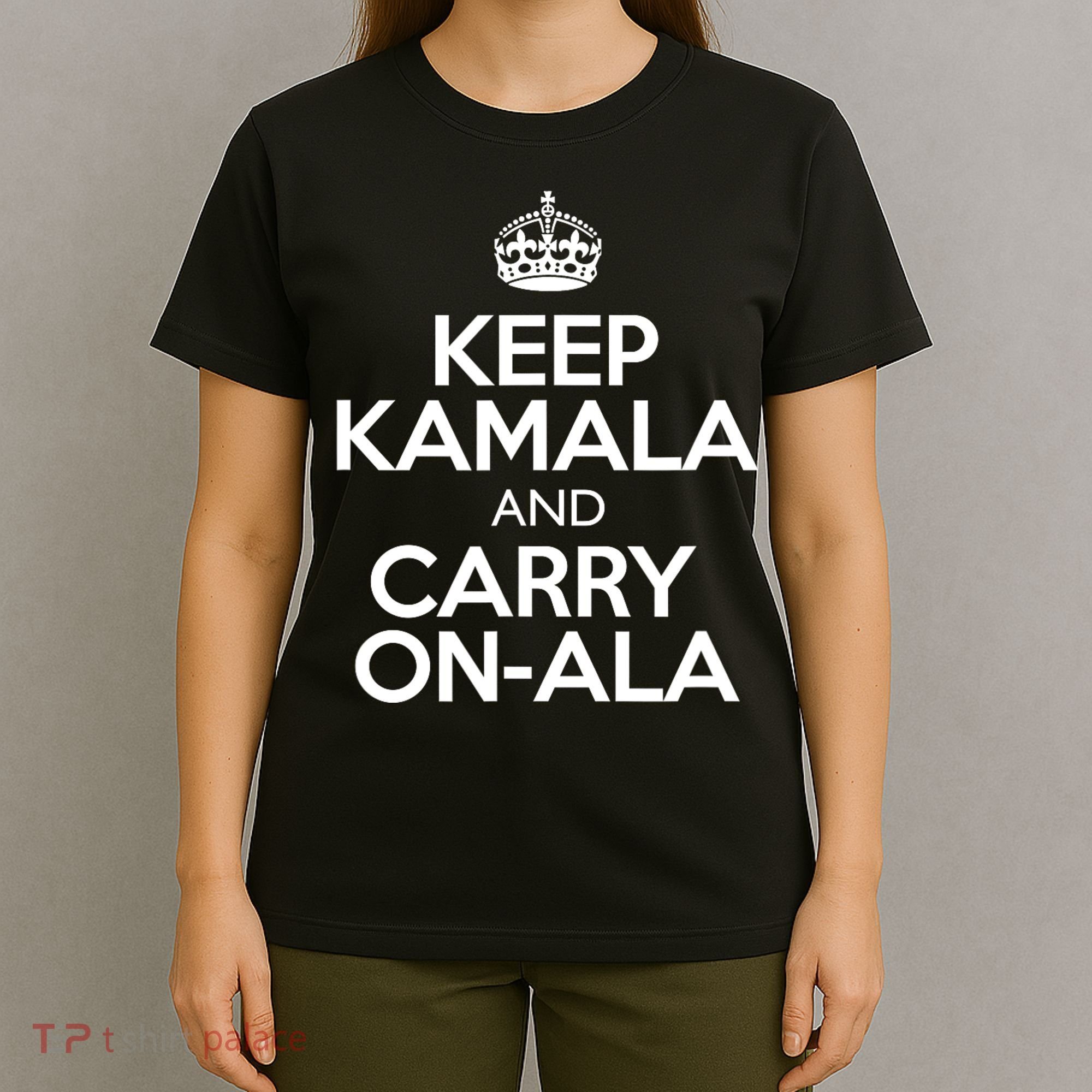 Keep Kamala And Carry Onala! Calm President Harris Meme T-Shirt