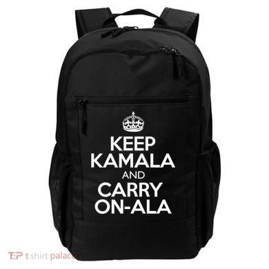 Keep Kamala And Carry Onala! Calm President Harris Meme Backpack