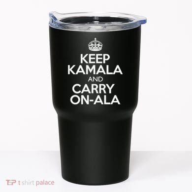 Keep Kamala And Carry Onala! Calm President Harris Meme Tumbler