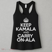 Keep Kamala And Carry Onala! Calm President Harris Meme Women's Tank Top thumb 3