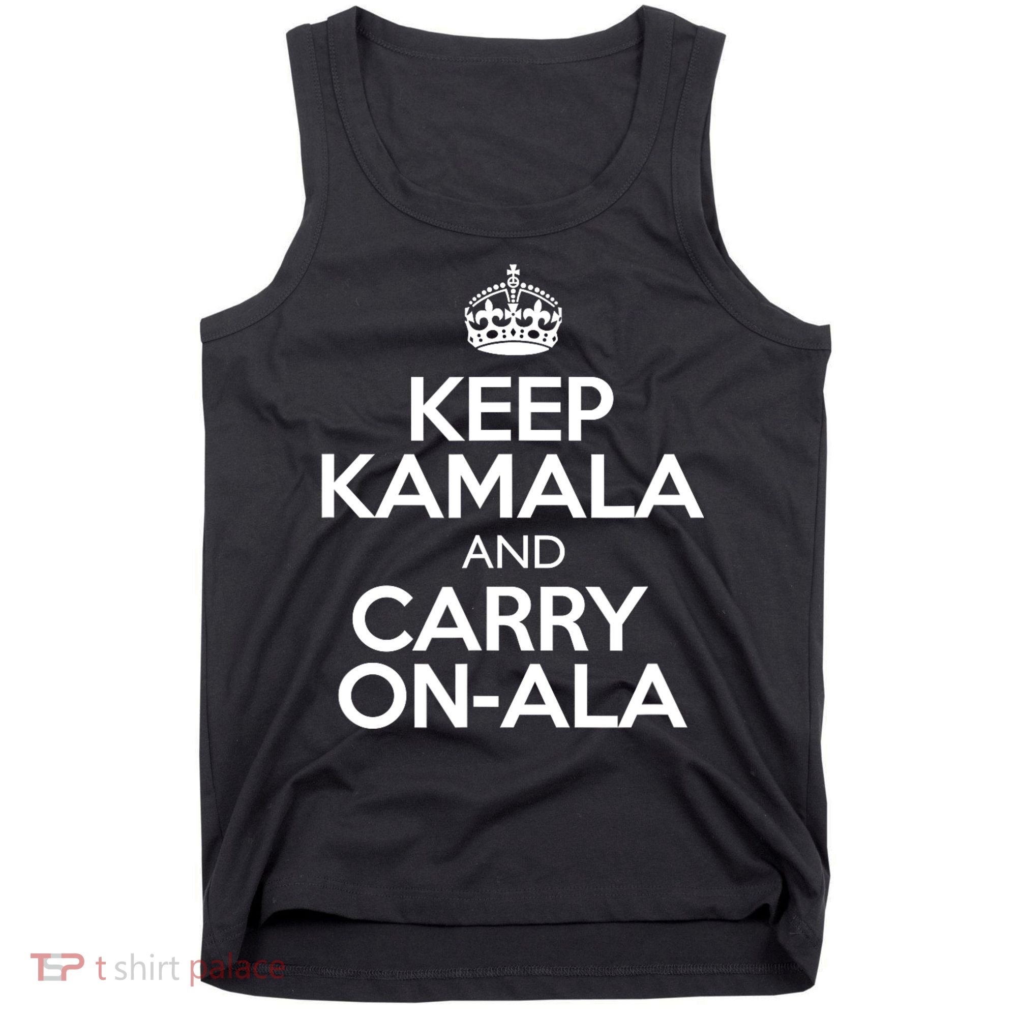 Keep Kamala And Carry Onala! Calm President Harris Meme Tank Top