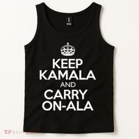 Keep Kamala And Carry Onala! Calm President Harris Meme Tank Top thumb 2