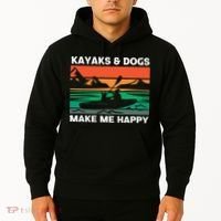 Kayaking Kayaks And Dogs Hoodie thumb 2