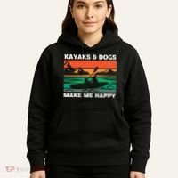 Kayaking Kayaks And Dogs Hoodie thumb 5