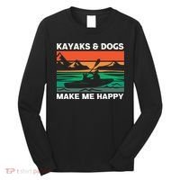 Kayaking Kayaks And Dogs Long Sleeve Shirt thumb 0