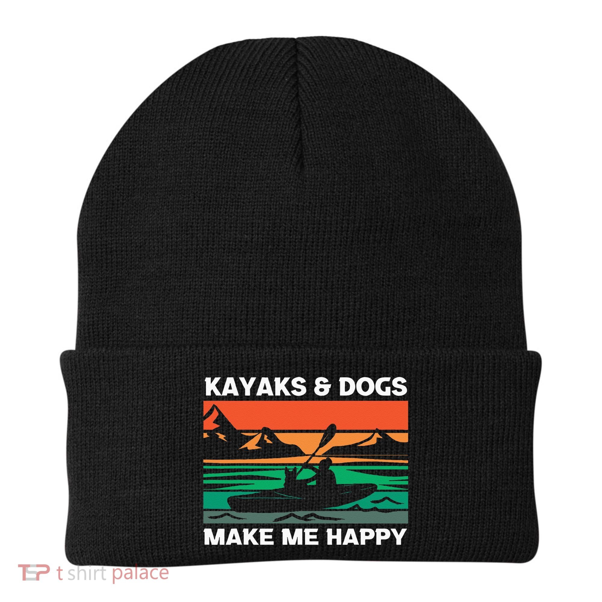 Kayaking Kayaks And Dogs Beanie