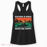 Kayaking Kayaks And Dogs Women's Tank Top thumb 0