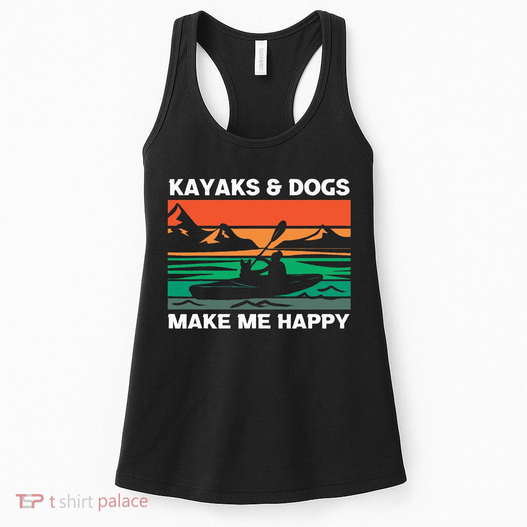 Kayaking Kayaks And Dogs Women's Tank Top