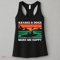 Kayaking Kayaks And Dogs Women's Tank Top thumb 3