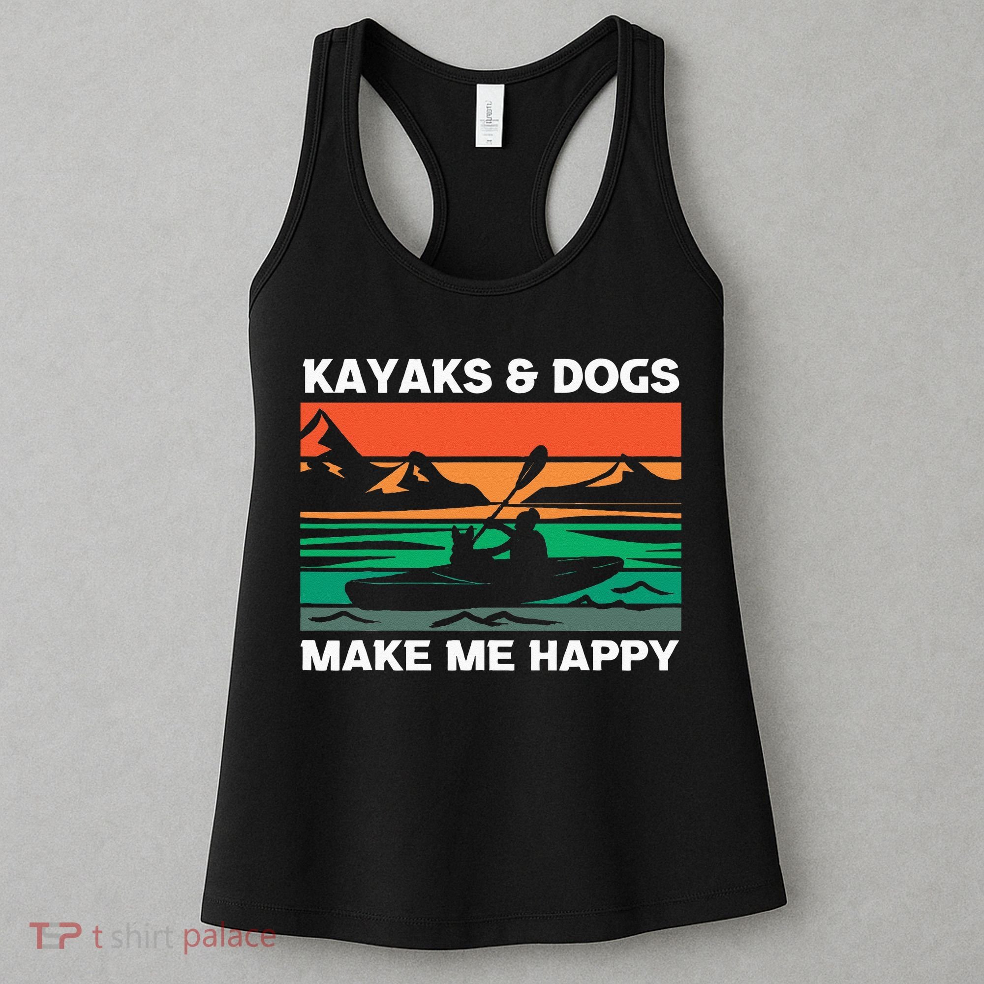Kayaking Kayaks And Dogs Women's Tank Top