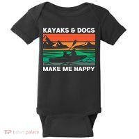 Kayaking Kayaks And Dogs Baby Bodysuit thumb 0
