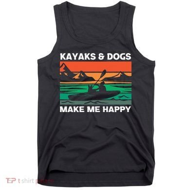 Kayaking Kayaks And Dogs Tank Top