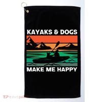 Kayaking Kayaks And Dogs Golf Towel thumb 0