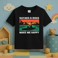 Kayaking Kayaks And Dogs Toddler T-Shirt thumb 3