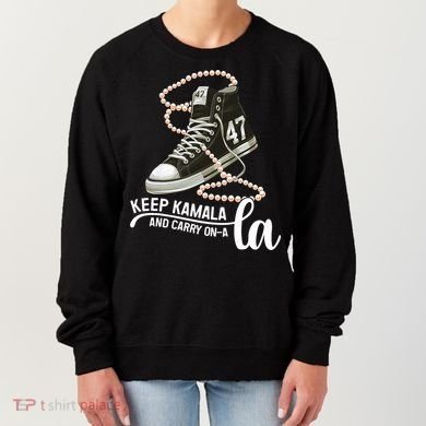 Keep Kamala And Carry Onala Kamala Harris President 2024 Women's Sweatshirt