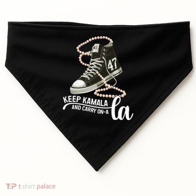 Keep Kamala And Carry Onala Kamala Harris President 2024 USA-Made Doggie Bandana