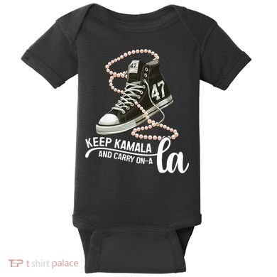 Keep Kamala And Carry Onala Kamala Harris President 2024 Baby Bodysuit
