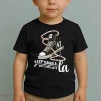 Keep Kamala And Carry Onala Kamala Harris President 2024 Toddler T-Shirt thumb 2