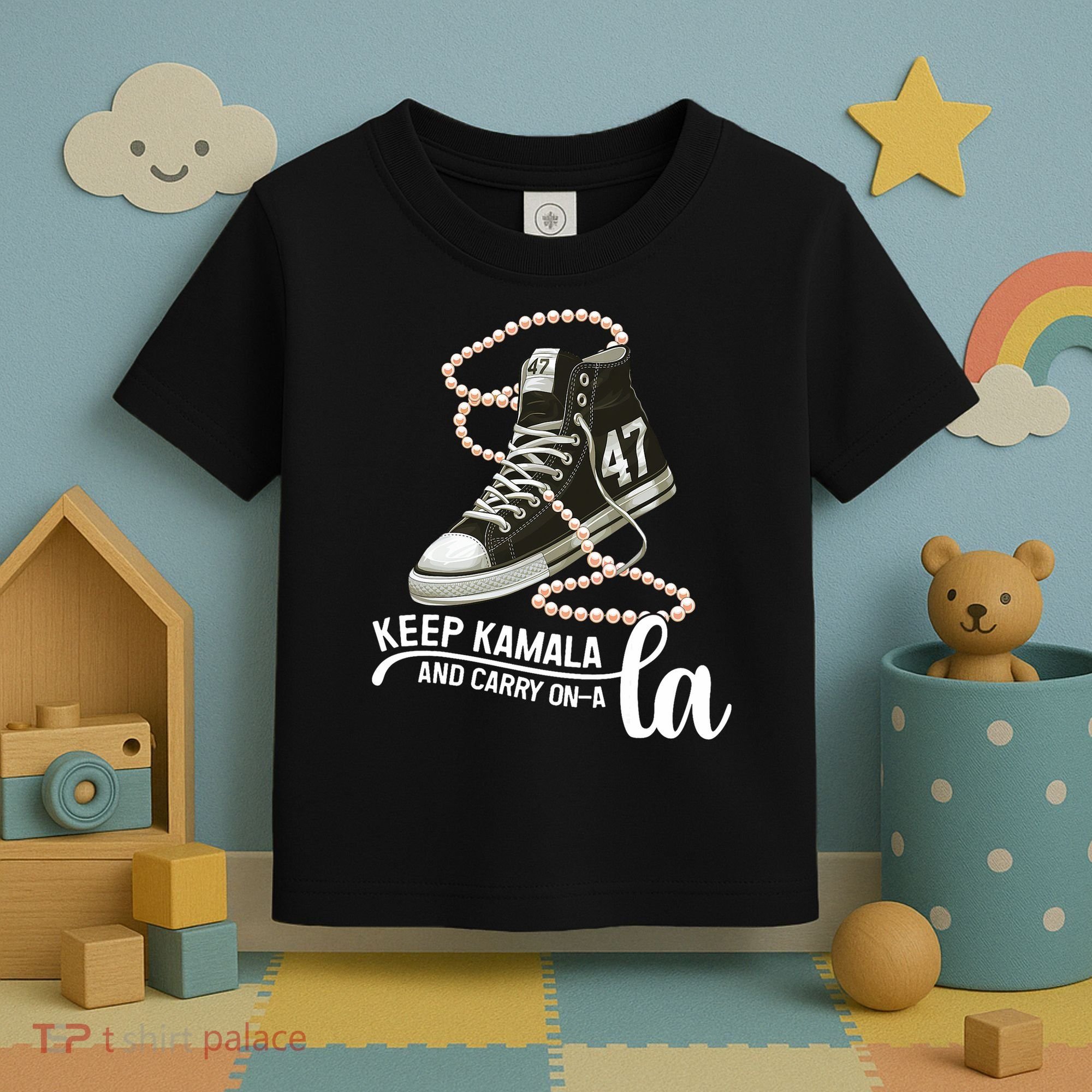 Keep Kamala And Carry Onala Kamala Harris President 2024 Toddler T-Shirt
