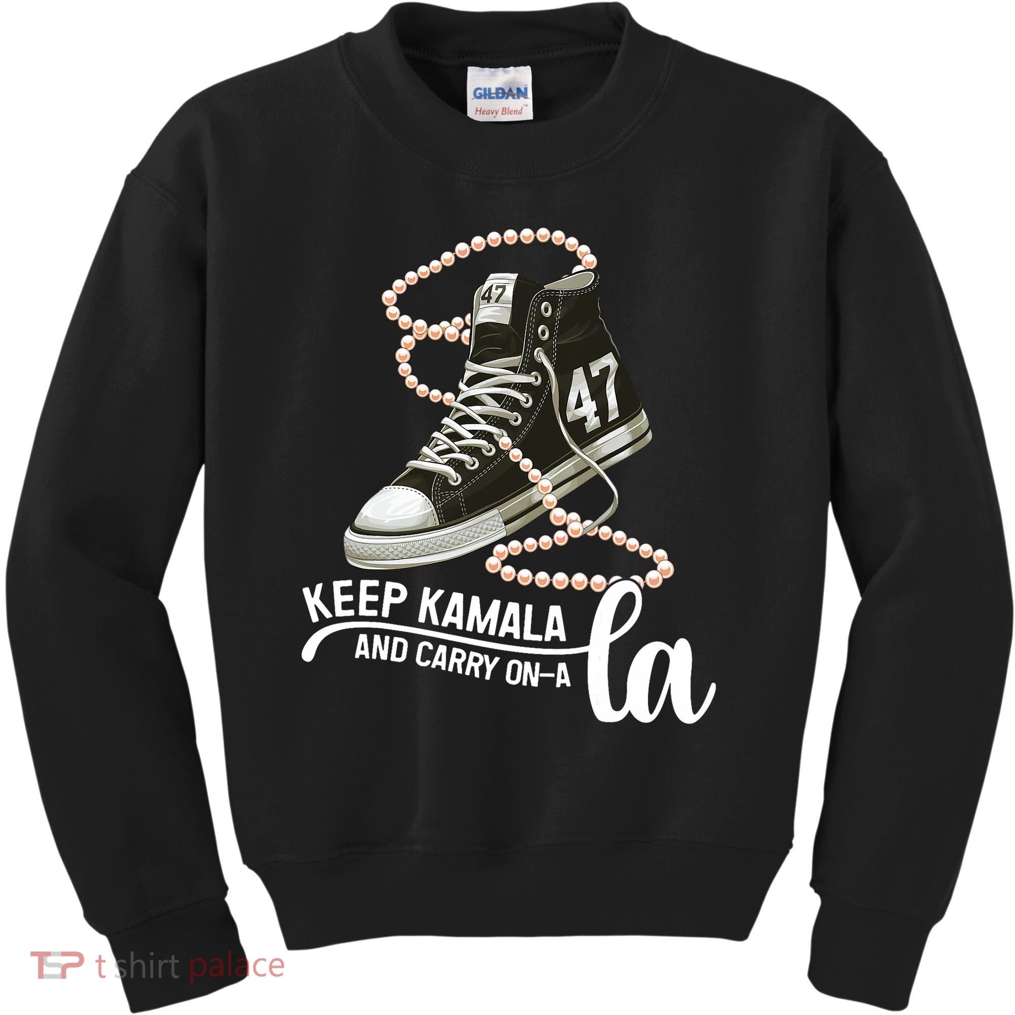 Keep Kamala And Carry Onala Kamala Harris President 2024 Kids Sweatshirt