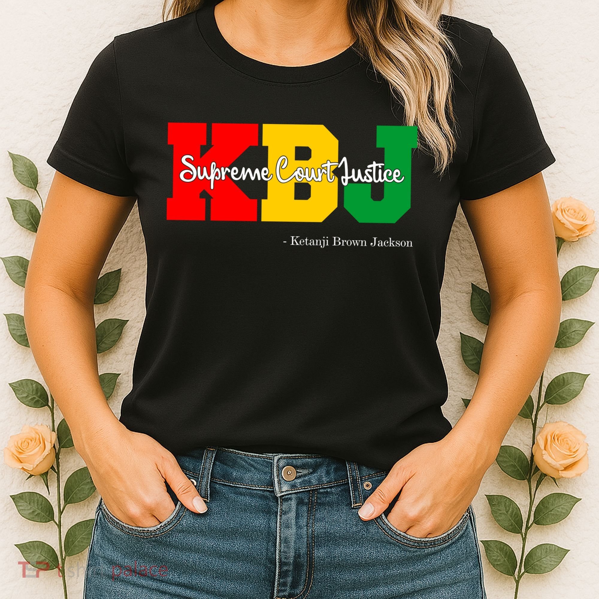 KBJ Ketanji Brown Jackson Supreme Court Justice Judge Women's T-Shirt