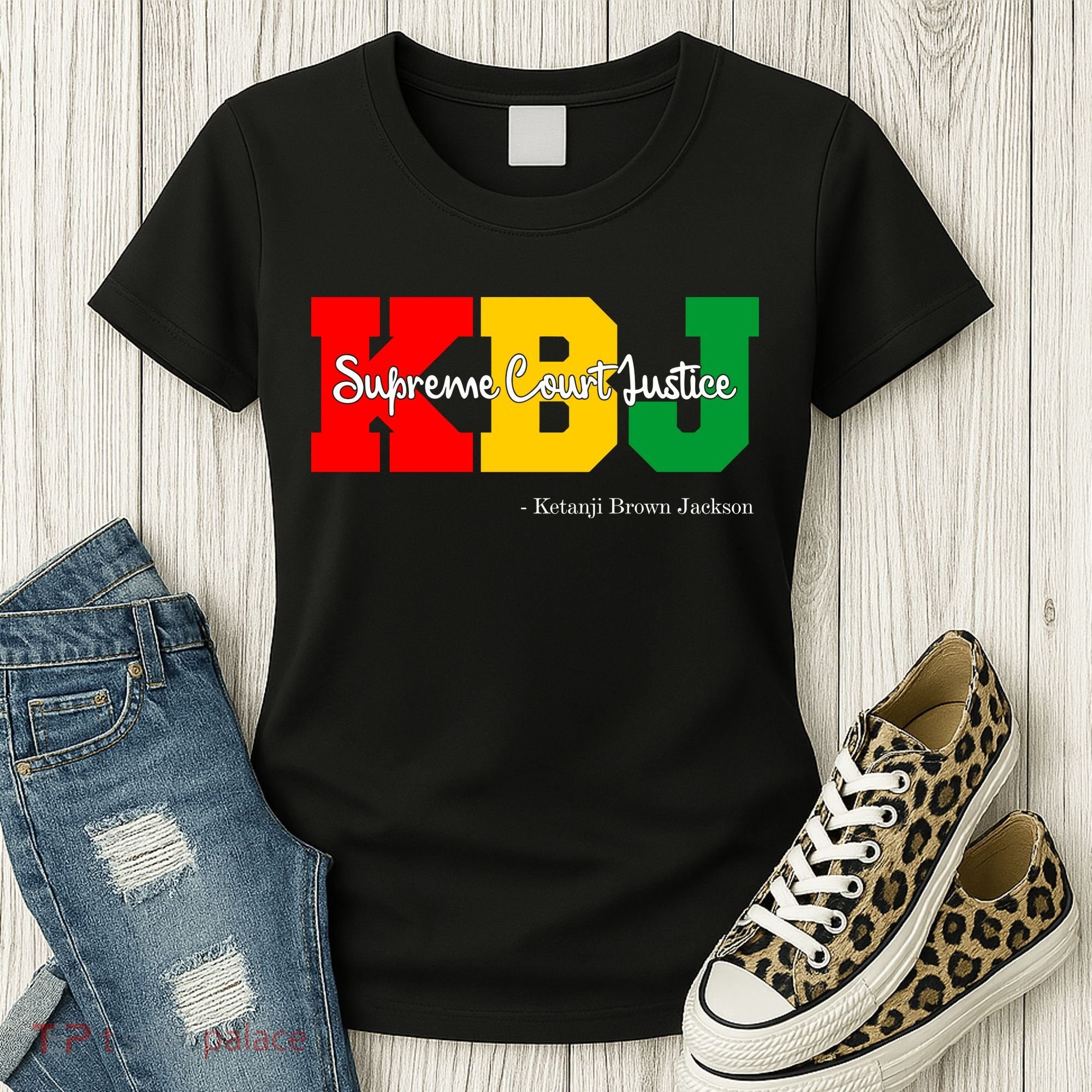KBJ Ketanji Brown Jackson Supreme Court Justice Judge Women's T-Shirt