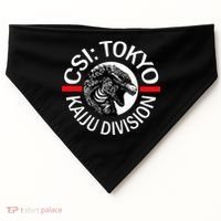 King Kaiju Csi Tokyo Giant Monsters Creature Feature USA-Made Doggie Bandana thumb 0
