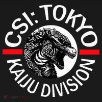 King Kaiju Csi Tokyo Giant Monsters Creature Feature Long Sleeve Shirt thumb 2