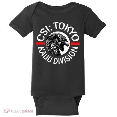 King Kaiju Csi Tokyo Giant Monsters Creature Feature Baby Bodysuit