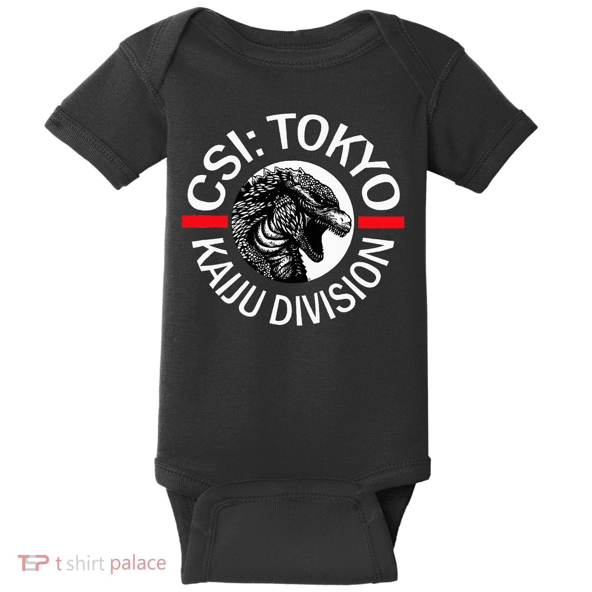 King Kaiju Csi Tokyo Giant Monsters Creature Feature Baby Bodysuit