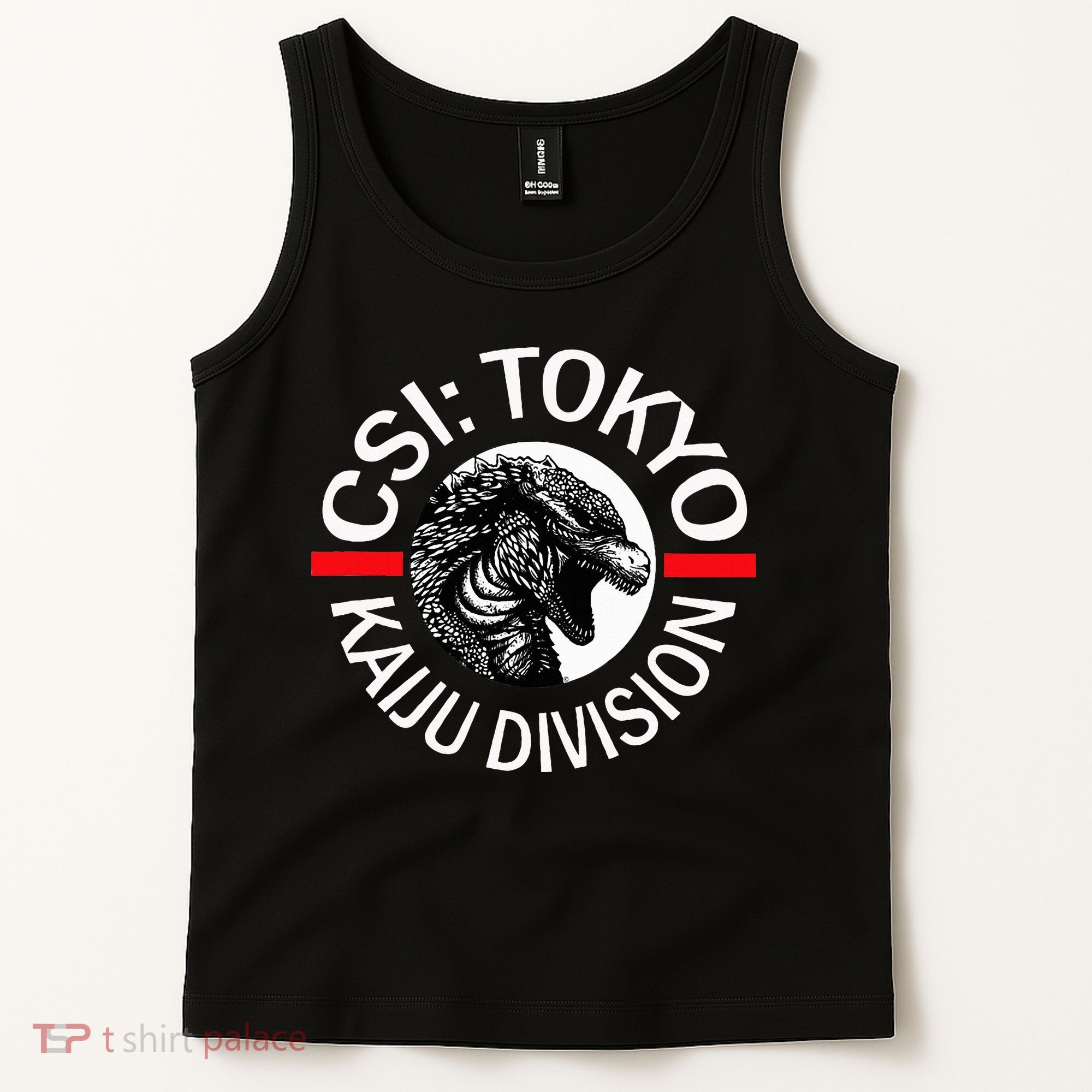 King Kaiju Csi Tokyo Giant Monsters Creature Feature Tank Top