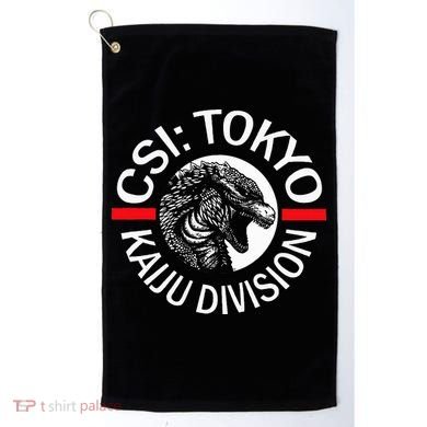 King Kaiju Csi Tokyo Giant Monsters Creature Feature Golf Towel