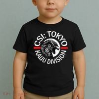 King Kaiju Csi Tokyo Giant Monsters Creature Feature Toddler T-Shirt thumb 2