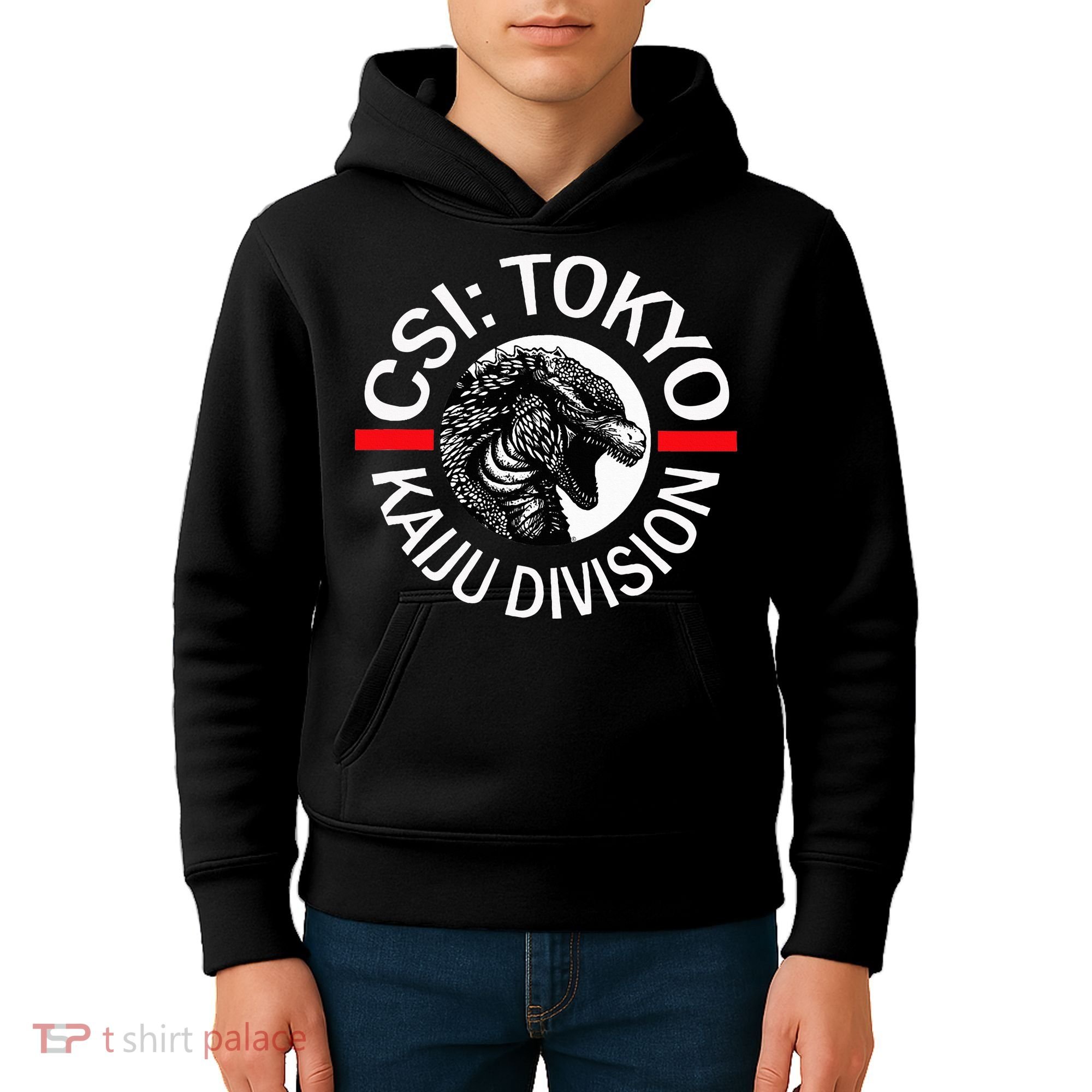 King Kaiju Csi Tokyo Giant Monsters Creature Feature Kids Hoodie