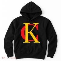 Kc Kansas City Red Yellow & Black Kc Classic Kc Initials Hoodie thumb 0