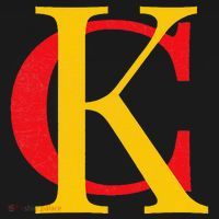 Kc Kansas City Red Yellow & Black Kc Classic Kc Initials T-Shirt thumb 7