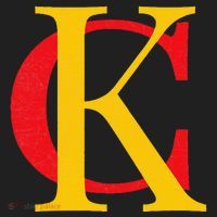 Kc Kansas City Red Yellow & Black Kc Classic Kc Initials Beanie thumb 2
