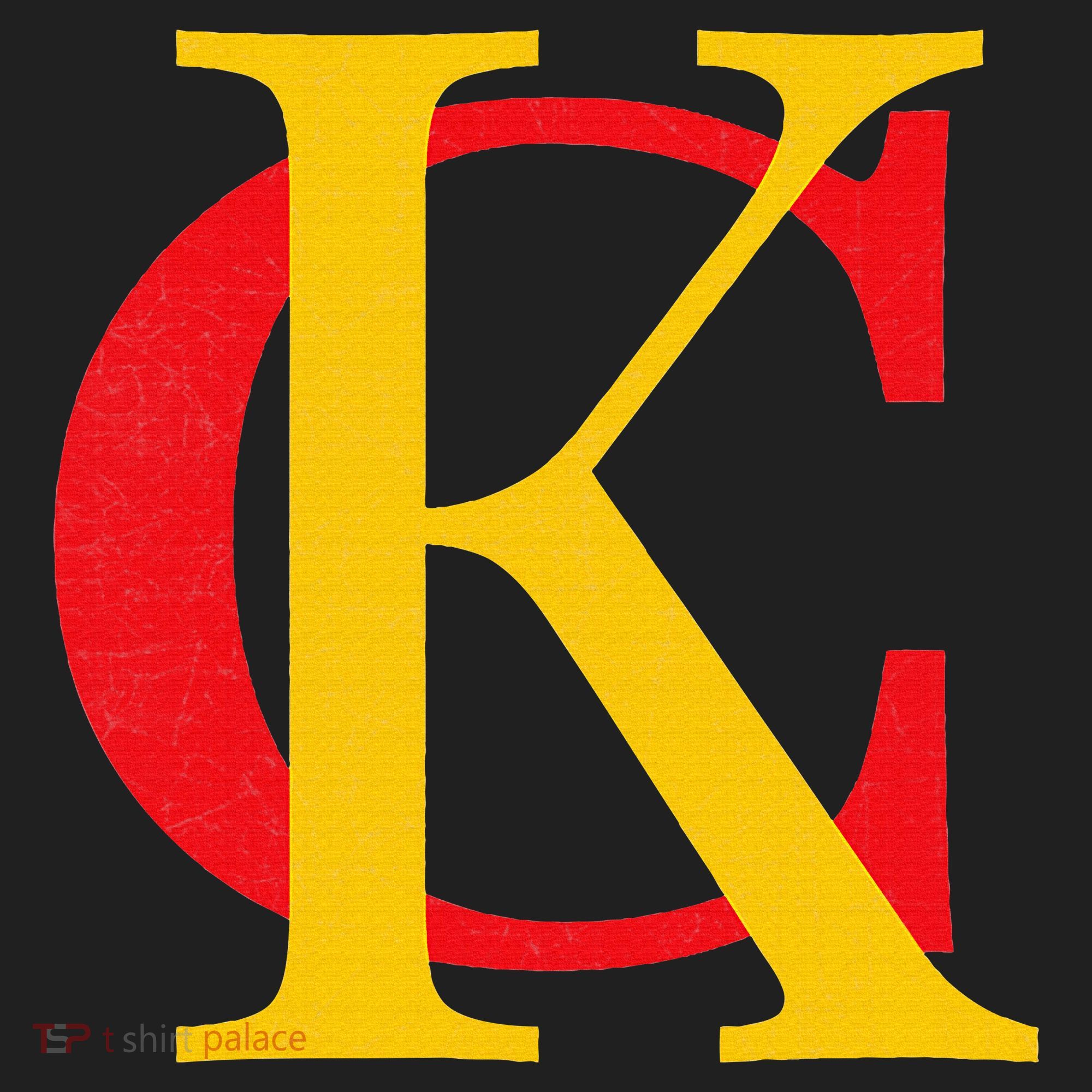 Kc Kansas City Red Yellow & Black Kc Classic Kc Initials Beanie
