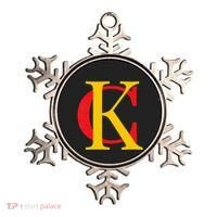 Kc Kansas City Red Yellow & Black Kc Classic Kc Initials Ornament thumb 0