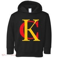 Kc Kansas City Red Yellow & Black Kc Classic Kc Initials Toddler Hoodie thumb 0