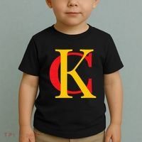 Kc Kansas City Red Yellow & Black Kc Classic Kc Initials Toddler T-Shirt thumb 2