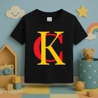 Kc Kansas City Red Yellow & Black Kc Classic Kc Initials Toddler T-Shirt thumb 3