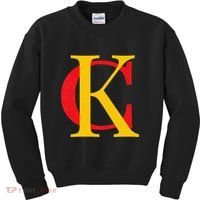 Kc Kansas City Red Yellow & Black Kc Classic Kc Initials Kids Sweatshirt thumb 0