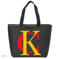 Kc Kansas City Red Yellow & Black Kc Classic Kc Initials Tote Bag thumb 0