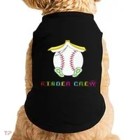 Kindergarten Kinder Crew Baseball First Day Kindergarten Gift Doggie Tank thumb 0